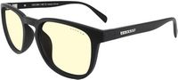 GUNNAR - Oakland  Computer Glasses with Blue Light Reduction , Amber Lenses - Onyx - Angle
