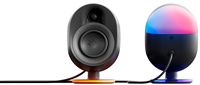 SteelSeries - Arena 9 5.1 Bluetooth Gaming Speakers with RGB Lighting (6 Piece) - Black - Angle