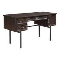 OSP Home Furnishings - Jefferson Executive Desk With Power - Espresso - Angle