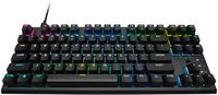 CORSAIR - K60 PRO TKL Wired Optical-Mechanical OPX Linear Switch Gaming Keyboard with per-key RGB... - Angle