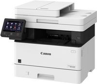 Canon - imageCLASS MF455dw Wireless Black-and-White All-In-One Laser Printer with Fax - White - Angle