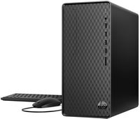 HP - Desktop - AMD Ryzen 3 - 8GB Memory - 256 GB SSD - Dark Black - Angle