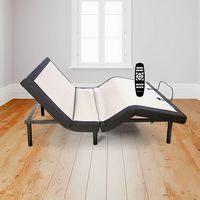 Ghostbed - Adjustable Base -Twin XL - Black - Angle