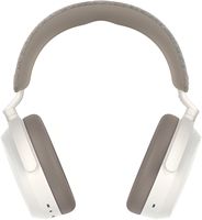 Sennheiser - Momentum 4 Wireless Adaptive Noise-Canceling Over-The-Ear Headphones - White - Angle