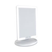 Glo-Tech - Lighted Edge LED Vanity Mirror - White - Angle