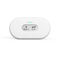 Airthings - View Plus Air Quality/Radon/Carbon Dioxide/Temperature/Humidity with Alexa and Google... - Angle