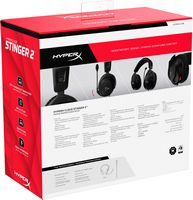 HyperX - Cloud Stinger 2 Wired Gaming Headset for PC - Black - Angle