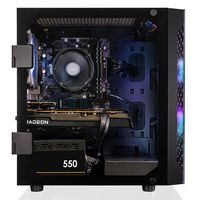 CLX - SET Gaming Desktop - AMD Ryzen 5 5600 - 16GB Memory - Radeon RX 6600 - 500GB M.2 NVMe SSD +... - Angle