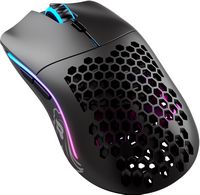 Glorious - Model O Minus Wireless Optical Honeycomb RGB Gaming Mouse - Wireless - Matte Black - Angle