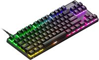 SteelSeries - Apex 9 TKL Wired OptiPoint Adjustable Actuation Switch Gaming Keyboard with RGB Lig... - Angle