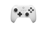 8BitDo - Ultimate Bluetooth Controller for Nintento Switch and Windows PCs with Dock - White - Angle