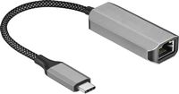 Insignia™ - USB-C to Ethernet Adapter - Black - Angle