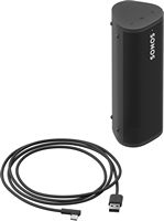 Sonos - Roam SL Portable Bluetooth Wireless Speaker - Shadow Black - Angle
