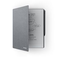 reMarkable 2 - 10.3” Paper Tablet with Marker Plus and Polymer Weave Book Folio - Gray - Angle