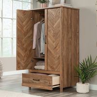 Sauder - Cannery Bridge Wardrobe Armoire - Sindoori Mango - Angle