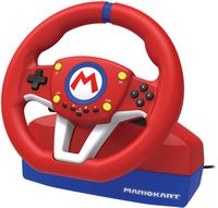 Hori - Mario Kart Racing Wheel Pro Mini for Nintendo Switch - Red - Angle