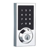 Kwikset - 916 Smart Lock Z-Wave Replacement Deadbolt with App/Touchscreen/Key Access - Polished C... - Angle