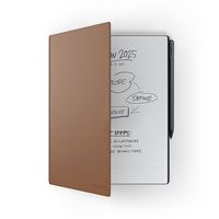 reMarkable 2 - Premium Leather Book Folio for your Paper Tablet - Brown - Angle