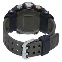 Casio - Men's G-Shock Mudmaster Twin-Sensor Analog-Digital 55mm Watch - Green - Angle