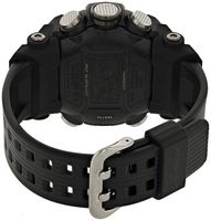 Casio - Men's G-Shock Mudmaster Triple-Sensor Analog-Digital Mobile Link 51mm Watch - Black - Angle