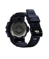 Casio - Men's G-Shock Analog-Digital Step Tracker with Bluetooth Mobile Link 49mm Watch - Black - Angle