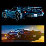 LEGO - Technic 2022 Ford GT Car Model Set for Adults 42154 - Angle