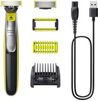 Philips Norelco - OneBlade 360 Face + Body - Hybrid Electric Trimmer and Shaver - Black And Green - Angle