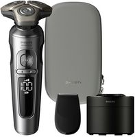 Philips Norelco - S9000 Prestige Rechargeable Wet & Dry Shaver with Precision Trimmer and Premium... - Angle