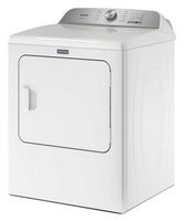 Maytag - 7.0 Cu. Ft. Gas Dryer with Steam and Pet Pro System - White - Angle