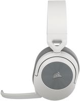 CORSAIR - HS Series HS55 Wireless Gaming Headset for PC, PS5, and Mobile - White - Angle