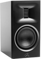MartinLogan - Motion XT B100 2-Way Bookshelf Speaker with 6.5” Midbass Driver (Each) - Gloss Black - Angle
