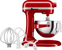 KitchenAid - 5.5 Quart Bowl-Lift Stand Mixer - Empire Red - Angle
