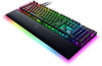 Razer - BlackWidow V4 Pro Full Size Wired Mechanical Green Clicky Switch Gaming Keyboard with Chr... - Angle