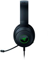 Razer - Kraken V3 X Wired Gaming Headset for PC, Mac, and Playstation 4 - Black - Angle