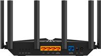 TP-Link - Archer AX5400 Pro Dual-Band Wi-Fi 6 Router - Black - Angle