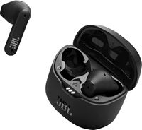 JBL - Tune Flex True Wireless Noise Cancelling Earbuds - Black - Angle