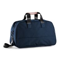 PKG - Westmount 26L Recycled Duffle Bag - Navy/Tan - Angle