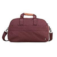 PKG - Westmount 26L Recycled Duffle Bag - Rum Raisin/Tan - Angle