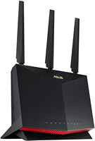 ASUS - AX5700 Dual-Band Wi-Fi 6 Router - Black - Angle