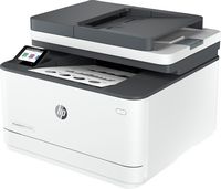 HP - LaserJet Pro MFP 3101fdw Wireless Black-and-White All-in-One Laser Printer - White - Angle