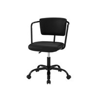 Walker Edison - Modern Office Chair with Arms - Black - Angle