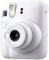 Fujifilm - instax mini 12 Instant Film Camera - Clay White - Angle