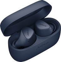 Jabra - Elite 4 True Wireless Noise Cancelling In-ear Headphones - Navy - Angle