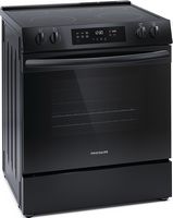 Frigidaire - 5.3 Cu. Ft. Freestanding Electric Range - Black - Angle