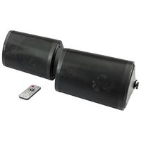 iLive - Patio+ Bluetooth Indoor/Outdoor Water-Resistant Speakers (Pair) - Black - Angle