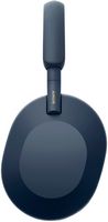 Sony - WH1000XM5 Wireless Noise-Canceling Over-the-Ear Headphones - Blue - Angle