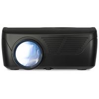 GPX - Mini Projector with Bluetooth & DVD Player - Black - Angle