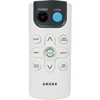 Amana - 450 Sq. Ft. 10,000 BTU Window Air Conditioner - White - Angle