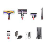 Dyson - V15 Detect Cordless Vacuum with 8 accessories - Yellow/Nickel - Angle