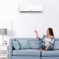 Danby - DAS170GBHWDB 17000 BTU Mini-Split AC with Heat Pump - White - Angle